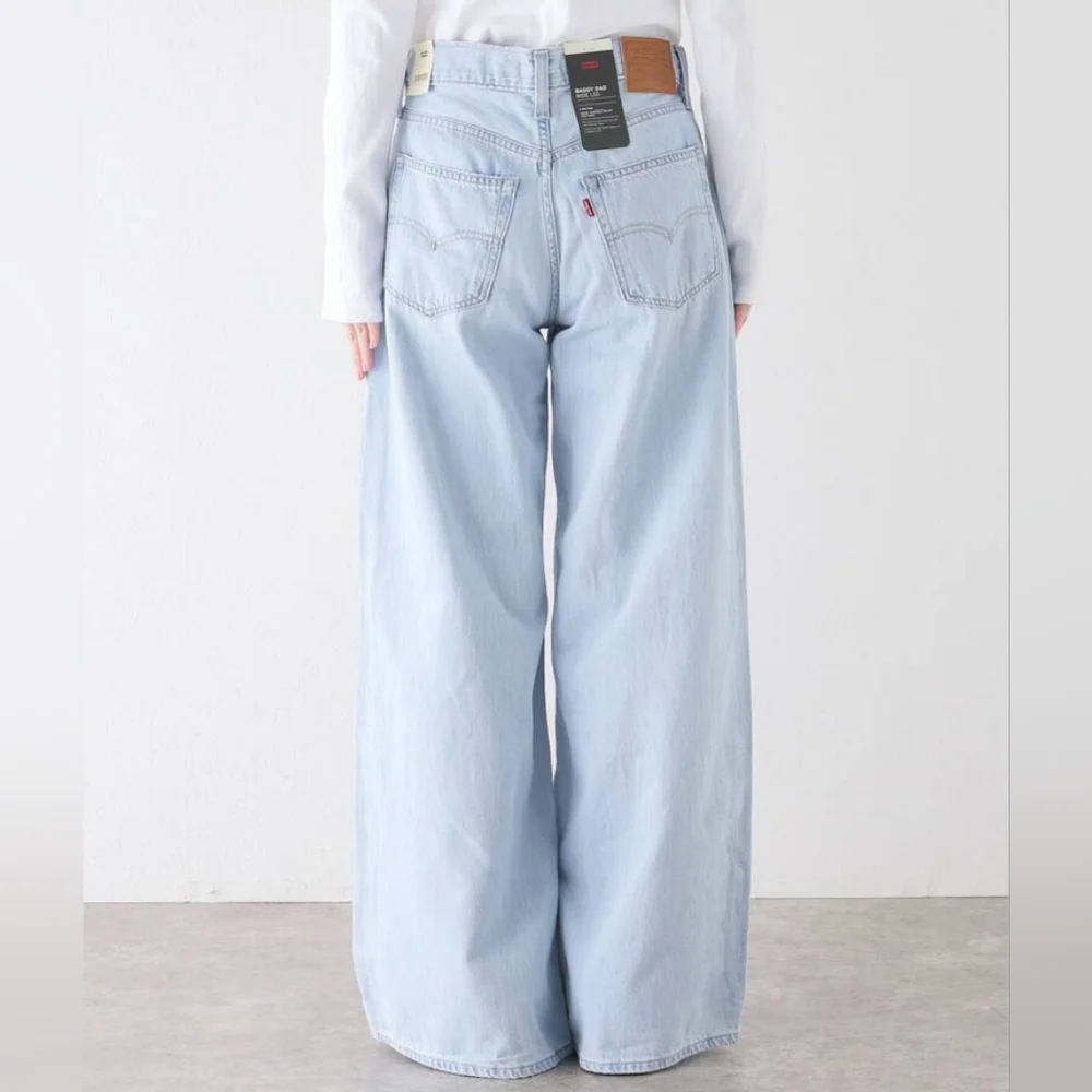 Levi's Baggy Dad Wide Leg Jeans Blue